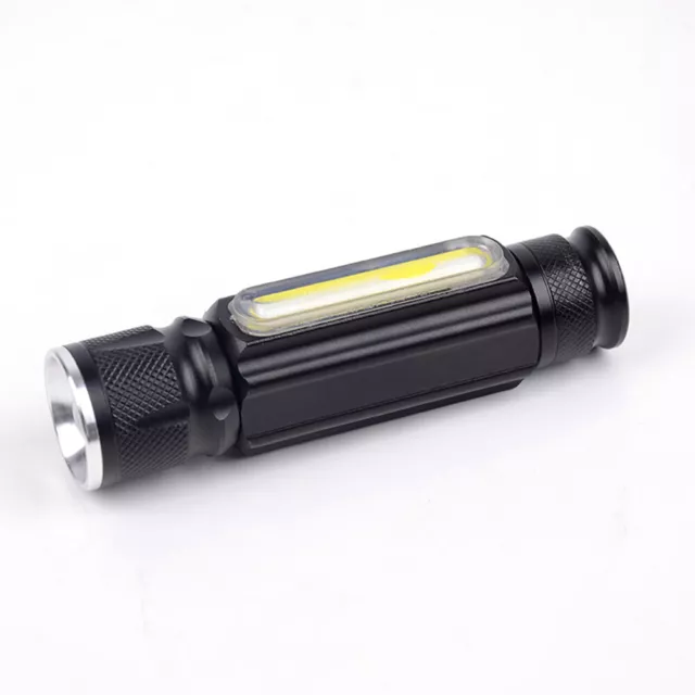 #hk Magnetic Led Torch Rechargeable Powerful Zoomable 3800LM COB Flashlight