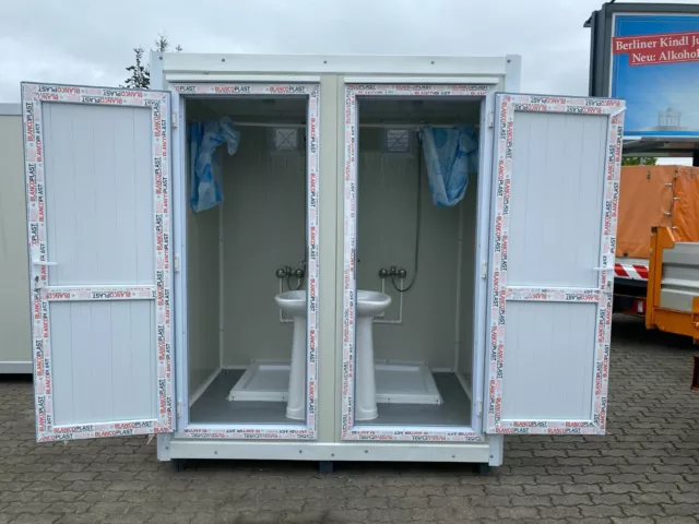 NEU WC Duschcontainer Sanitärcontainer WC Container, Toilettencontainer, Dusche
