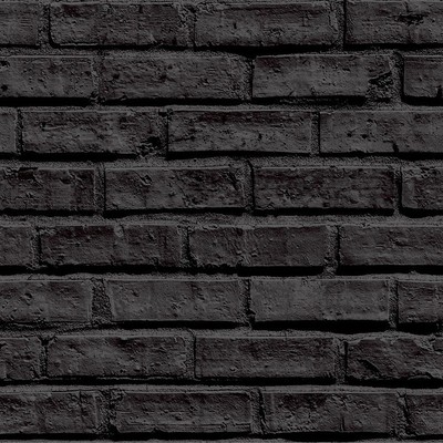 Pietra nera Muro di mattoni realistica 3d VIP Arthouse Caratteristica Carta Da Parati 623007 