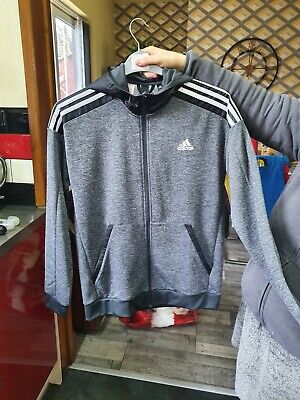 Boys Adidas Tracksuit Hooded Top Size 15-16 Years