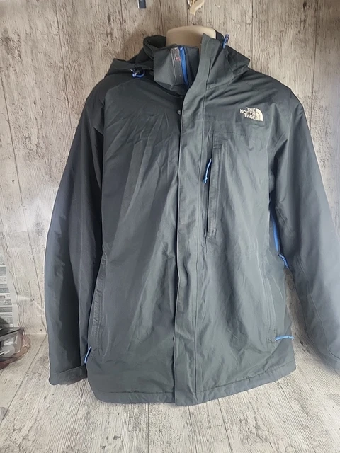 The North Face Grey Xl Mens Hyvent Hooded Jacket primaloft