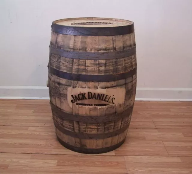 Authentic Double Branded Whiskey Barrel-FREE SHIPPING