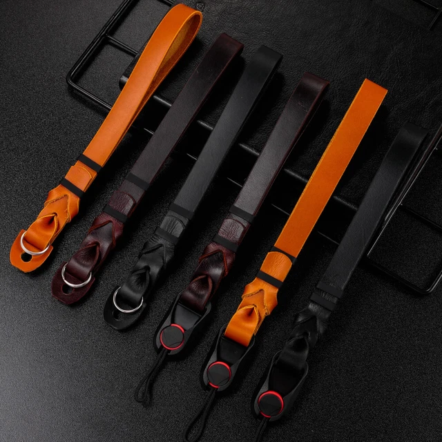 Genuine Real Leather Camera Strap Wrist Belt For Canon Nikon Sony Leica Fujifilm