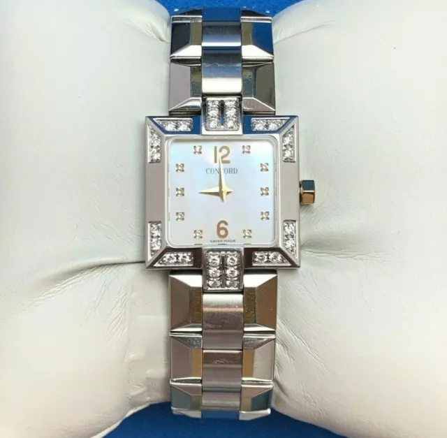 Concord La Scala 30mm Chrono S-Steel Silver Dial Men's Watch 0310162