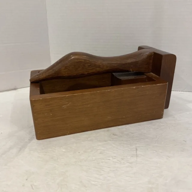 Rustic Vintage Nutcracker / Duck Head Wooden Box / Nut Cracker 10x6x4.5”