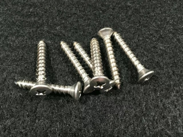 Saddle Screws - #10 - 1 1/4" Phillips Head - Stainless Steel - Pkg of 25 (F535)