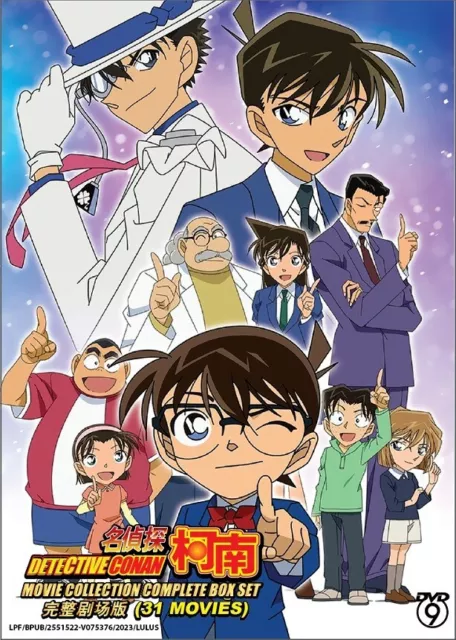 DVD Anime Detective Conan Boxset Complete Movie 1-31 w/ Special English Subtitle