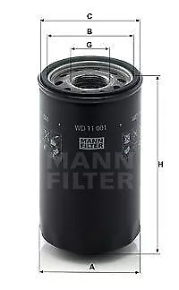 Filtro idraulico da lavoro filtro uomo Wd11001 per Deutz-Fahr Agroplus 96-04