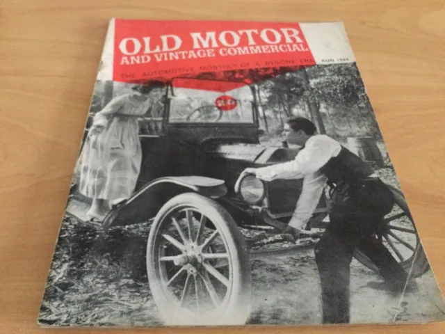 Ref I 4 OLD MOTOR AND VINTAGE COMMERCIAL MAGAZINE AUGUST 1964VGC+++