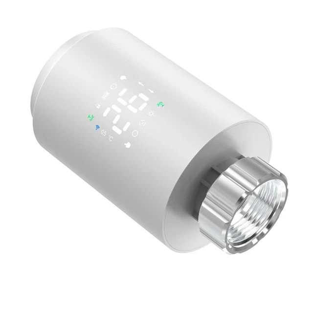 Thermostat actionneur radiateur à écran numérique LCD pour système de maison