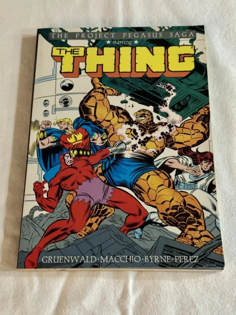 The Project Pegasus Saga Starring The Thing Marvel February 1988