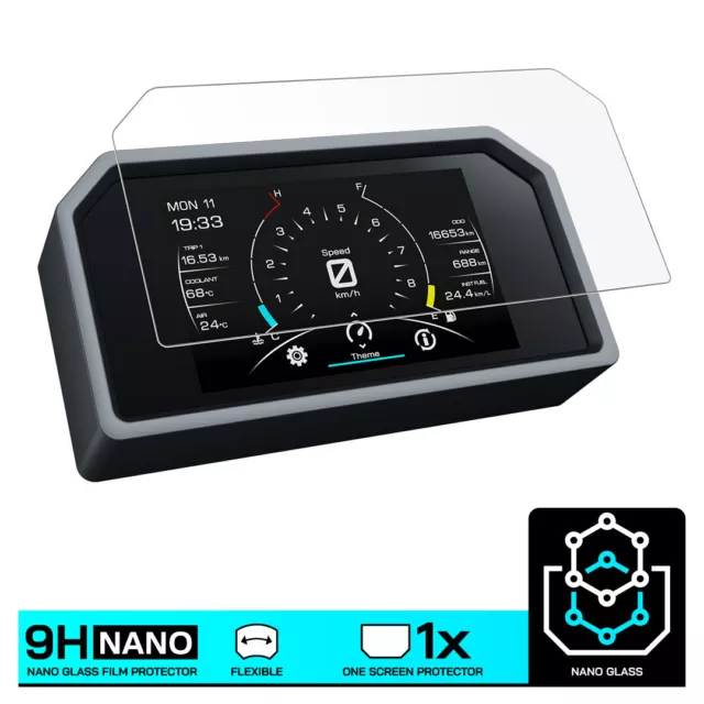 YAMAHA TRACER 9 GT+ (2023-) NANO GLASS Dashboard Screen Protector
