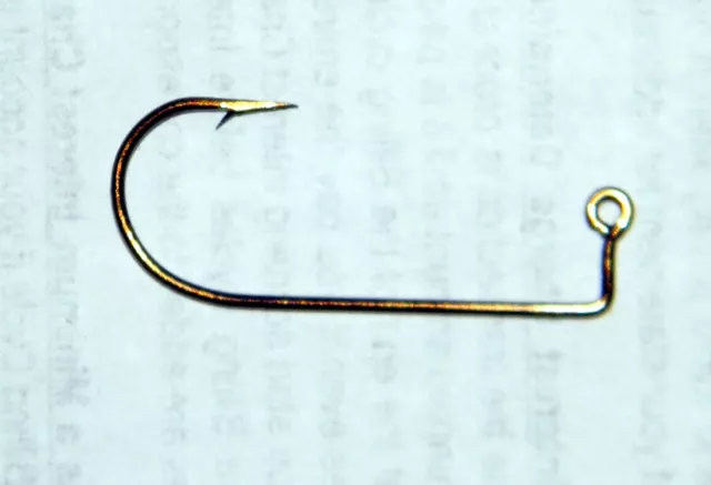 1000 - #2 Eagle Claw 570 Bronze Jig Hooks for Jig Molds $36.99 - PicClick