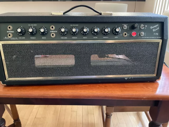 Vintage Alamo Guitar Amp Paragon Reverb 7+79, Tested & Working Please READ Vintage Alamo Guitar Amp Paragon Reverb 7+79, Tested & Working Please READ