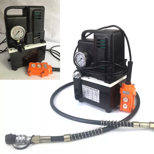 Electric High Pressure Driven Hydraulic Pump 1.2KW Pump Single Acting Valve 220V