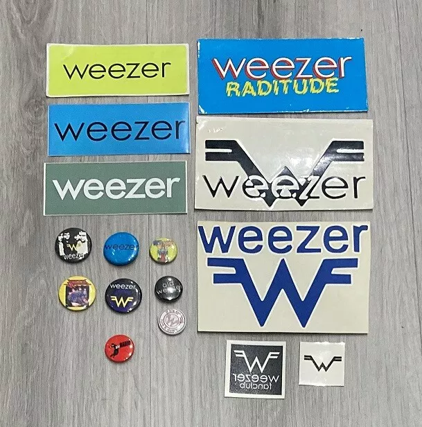 WEEZER MEMORABILIA COLLECTIBLES CDs STICKERS TEMP TATTOOS BUTTONS YOUR CHOICE