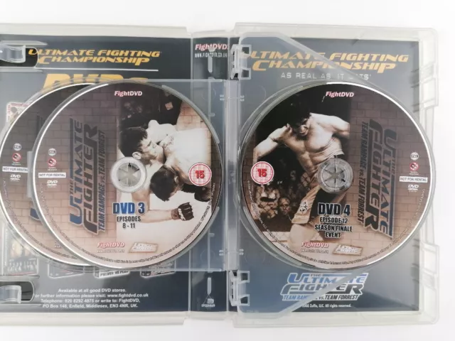 UFC The Ultimate Fighter Team Rampage vs Team Forrest 5 Disc DVD Box Set 3