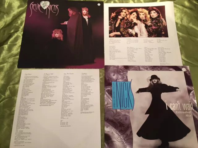 Stevie Nicks  - The Wild Heart - Wea Records (W.germany) 1983 + I Can't Wait 12"