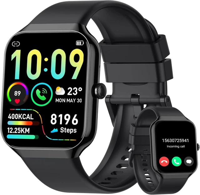 Smartwatch Uomo S68 Con Chiamate Bluetooth E 110 Modalità Sport - Impermeabile IP68 - Blu