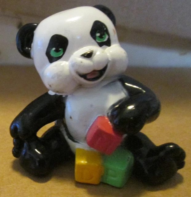 Vintage Baby Face MAGIC DIAPER BABY Pet Panda PVC Figure ~2" 1991 LTG Galoob