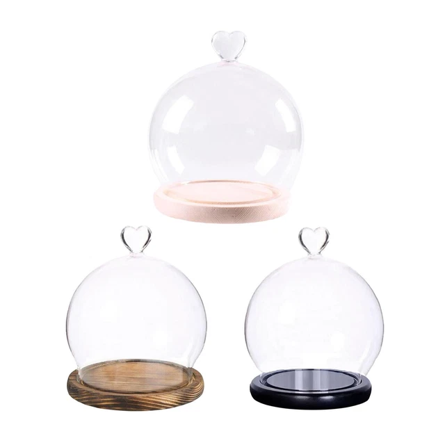 Nbeads 4 Set Dôme En Verre Avec Base En Liège En Gros Pour Création De