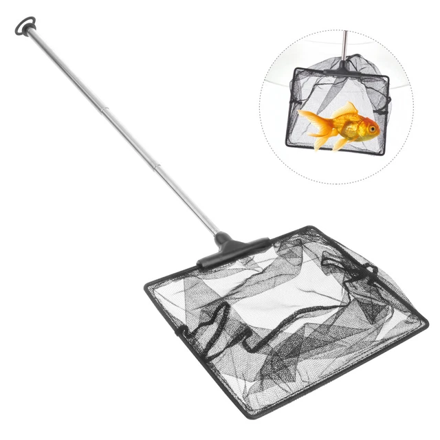 Fish Net Telescopic Stainless Steel Fishing Net Kids Pool Slag Net