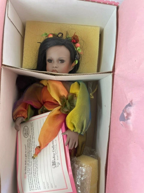 Amber Woodland Fairy Paradise Galleries Treasury Collection Porcelain Doll VTG