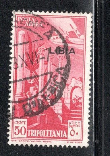 Italy Italian Colonies Libya  Libia  Stamp Overprint Used  Lot 784W