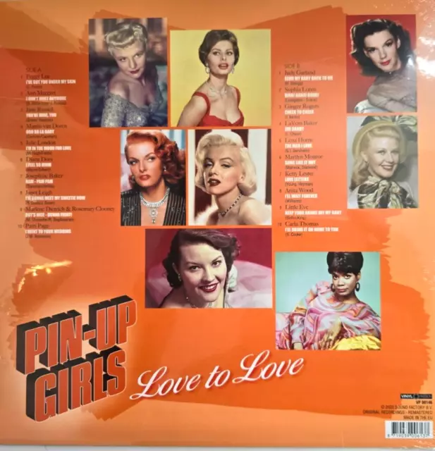 Pin-Up Mädchen - Love To Love LP Album Vinyl Schallplatte Compilation limitiert blau 2022 2