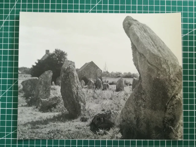 DD130 PHOTO TBE circa 1950 27x21cm landscape place unknown alignment rocks
