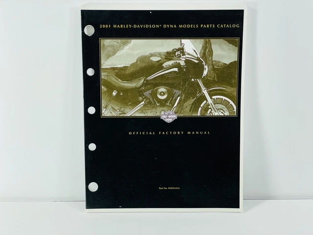 2001 Harley-Davidson DYNA Models Parts Catalog - Factory Manual - 99439-01A