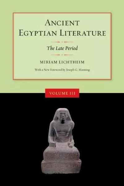 Ancient Egyptian Literature : A Book of Readings: The Late Period, Paperback ...