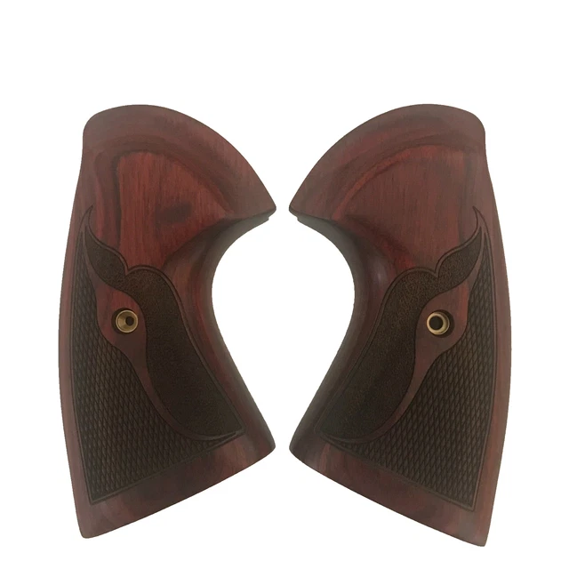 COLT PYTHON TARGET Grips Super Rosewood Checkered Stipple Swish $74.50 ...