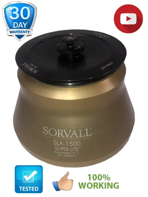 Sorvall SLA-1500 Super-Lite Autoclavable 121°C 6 Position Rotor (6 x 250mL) GOLD