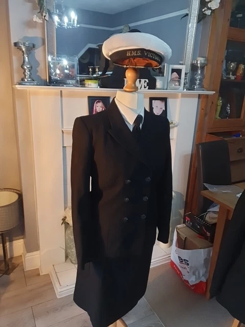 Wrnsn WRNS JACKET SERGE Double Breasted Genuine Womens Royal Navy WW2 Style ...