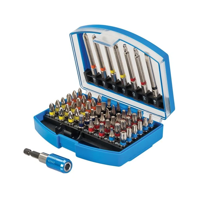 Silverline 56pce Colour-Coded Bit Set 56pce 846154