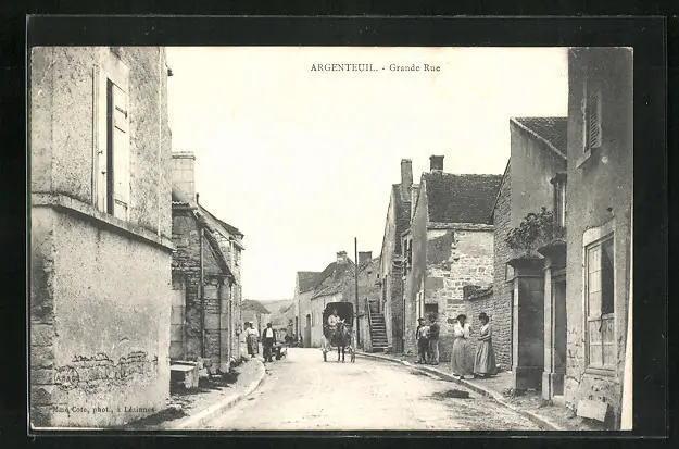 CPA Argenteuil, Grande Rue, 1905 street view