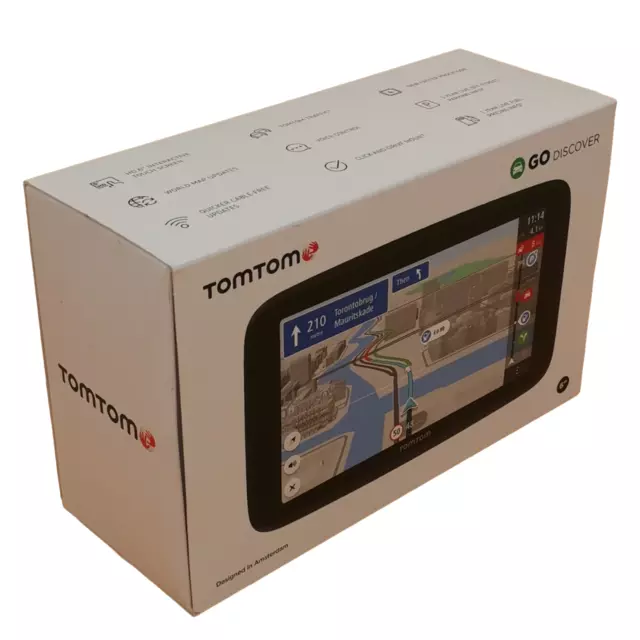 TOMTOM GO DISCOVER EU 5 Navigationsgerät 5 Zoll Touchscreen 180 Länder