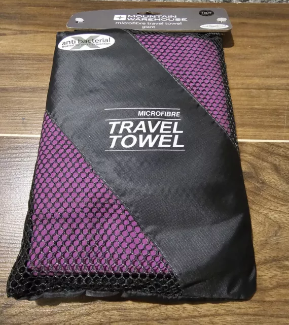 Mountain Warehouse Antibacterial Microfibre Travel Towel - Giant