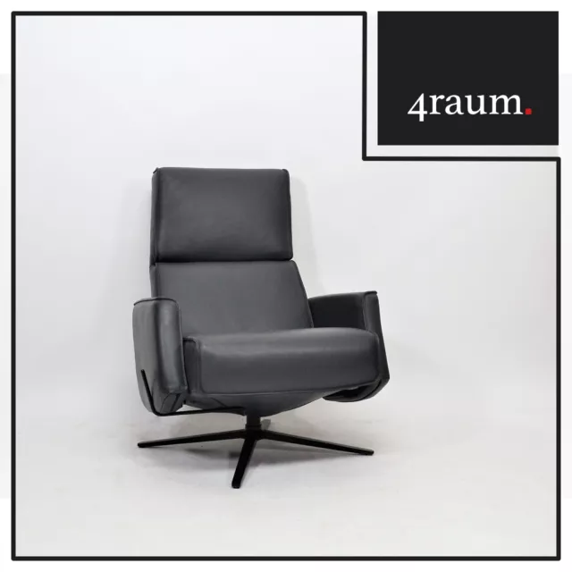 Modern Lounge Chair Designer With Tilt Function Relax Designer Grey Industrial