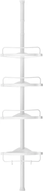 Scaffale Angolare Per Caddy, Organizer Da Bagno - Cestino