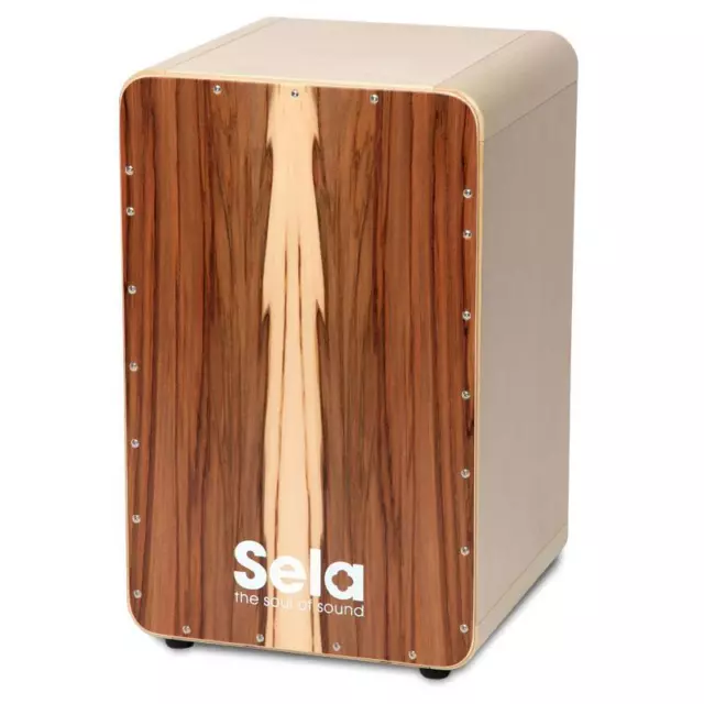 Sensationells Cajon Satin Nuss mit herausnehmbarem Snare System  + Clap Corners!