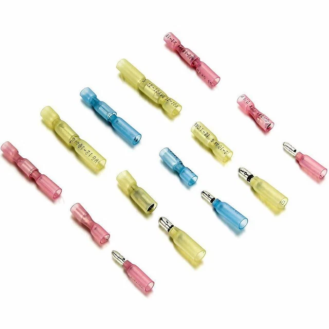 Nylon Rundstecker Rundsteckhülsen Kabelschuhe Kabelverbinder 0,5 Mm² - 6 Mm²