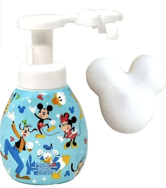 BNIB Mouse Shaped Foaming Hand Soap Dispenser Disney Store Mickey & Friends New