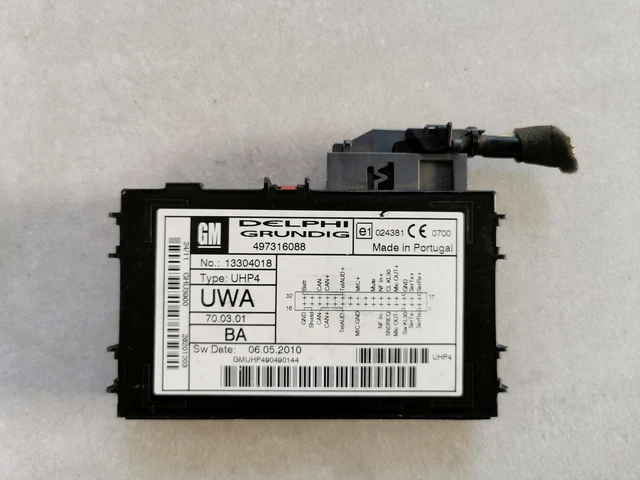 Bluetooth Freisprechadapter Passt Für Opel Astra H, Corsa D, Zafira B Mit CD30