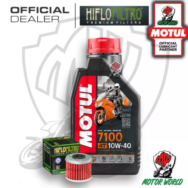 Kit Tagliando 1 Lt Olio Motul 7100 10W40 Filtro Hm 450 Cre-F X Ie 2007 2008 2009