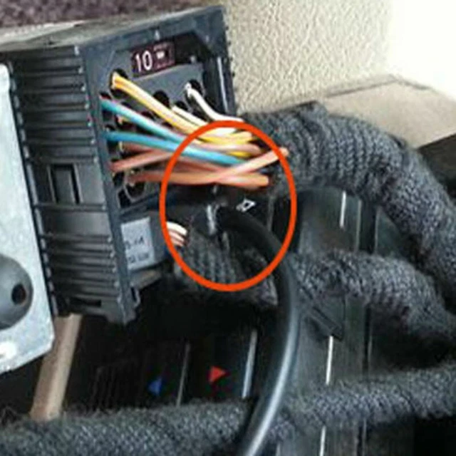 10 PINS Car AUX Input Mode Cable Adapter Radio Interface For E46 1998-2006
