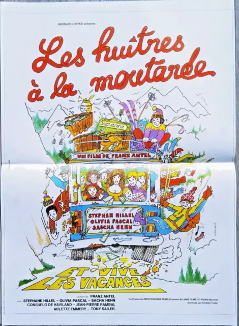 Les Huîtres À La Moutarde/Franz Antel/Affiche Humoristique De Covillault 40X60