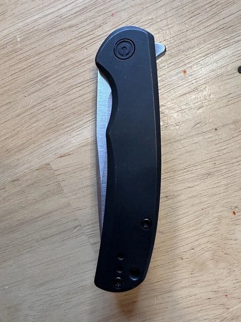 Civivi NOx Folding Knife 2.97" Nitro-V Steel Blade Black Stainless Steel Handle