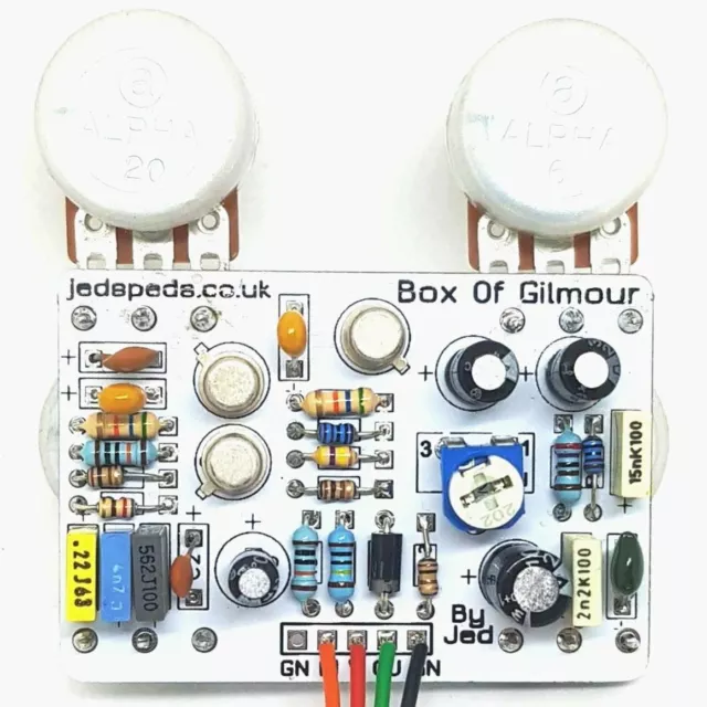 Box of Gilmour - Build your own Fuzz pedal Kit. Compares to luna module.